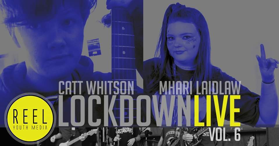 Lockdown Live volume 6 poster featuring Catt Whitson and Mhari Laidlaw