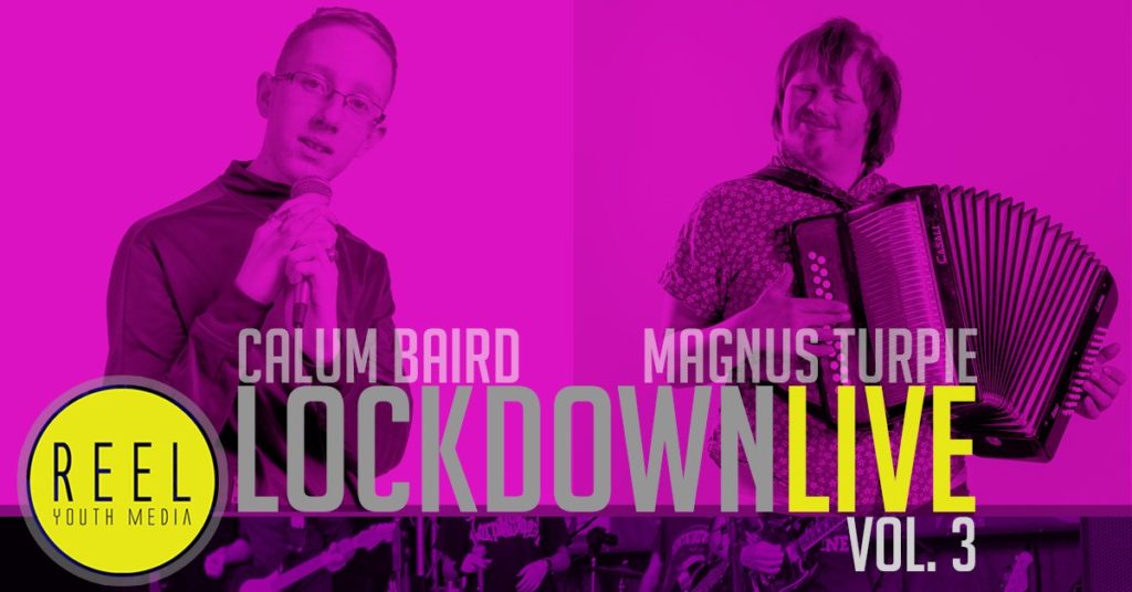 Lockdown Live volume 3 poster featuring Calum Baird and Magnus Turpie
